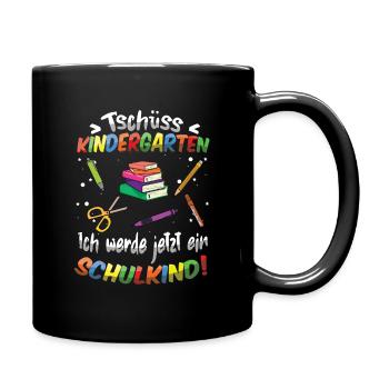 Enrolment Bye Bye Kindergarten School Child - Full Colour Mug - black - Right