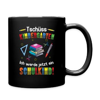Enrolment Bye Bye Kindergarten School Child - Full Colour Mug - black - Right