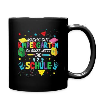 Prends soin de la maternelle Je suis à l’école maintenant - Mug uni - noir - Droite