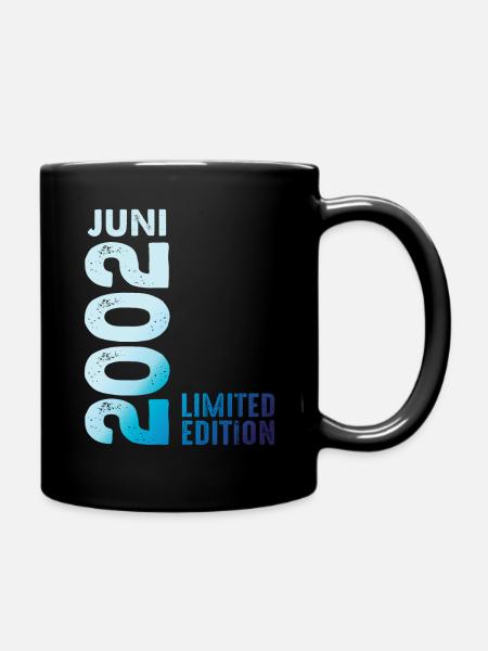 Limited Edition Juli 2002 Legendär Seit Juli 2002 - Tasse einfarbig - Schwarz