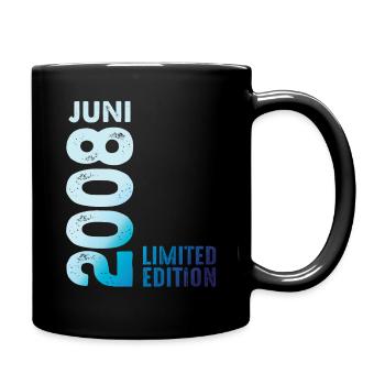 Limited Edition Juli 2008 Legendär Seit Juli 2008 - Tasse einfarbig - Schwarz - Rechts