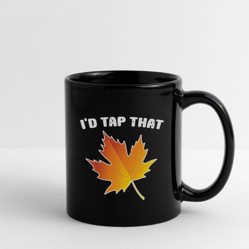 I'd Tap That Maple Tapping Maple Tree Maple Leaf Full Colour Mug