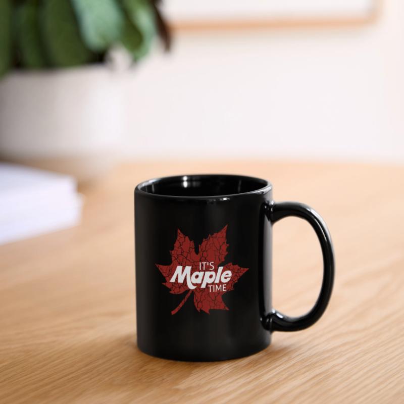 It's Maple Time For Tapping Maple Tree Maple Leaf Full Colour Mug