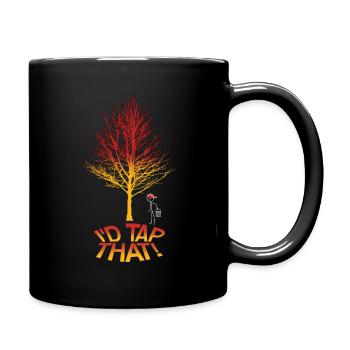 Je taperais sur ce sirop d’érable drôle d’érable - Mug uni - noir - Droite