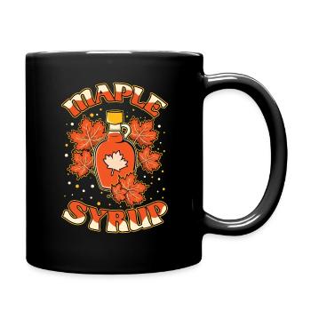 Sirop d’érable entaillant érable Maple Leaf - Mug uni - noir - Droite