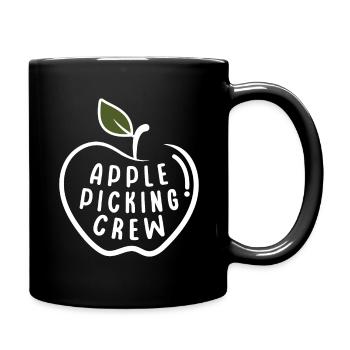 Apple Picking Crew Apple Harvest Season - Full Colour Mug - black - Right