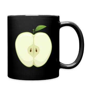 Apple Picking Slice Of Apple Butter Picker Apple - Full Colour Mug - black - Right