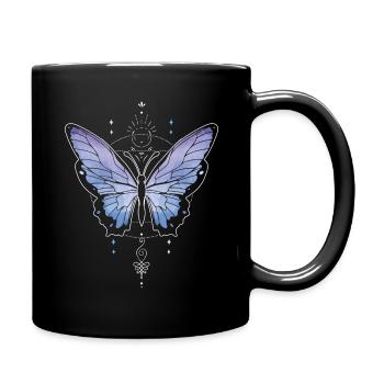 Papillon Kawaii Occulte Satanique Pastel Gothique - Mug uni - noir - Droite