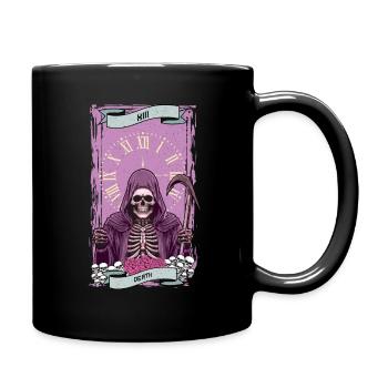 Tarot Kawaii Occulte Satanique Pastel Gothique - Mug uni - noir - Droite
