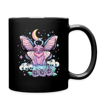 Moth Man Kawaii Occulte Satanique Pastel - Mug uni - noir - Droite