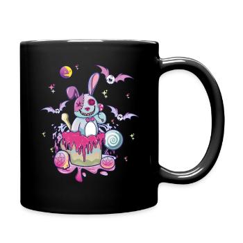 Lapin Lapin Homme Kawaii Occulte Satanique Pastel - Mug uni - noir - Droite