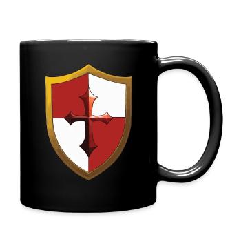 Shield Jousting Ren Faire - Tasse einfarbig - Schwarz - Rechts