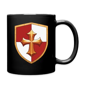 Bouclier Ren Faire Joute - Mug uni - noir - Droite