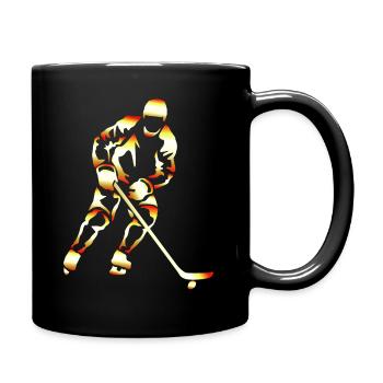 Hockey sur glace Cadeau pour joueur de hockey sur glace - Mug uni - noir - Droite