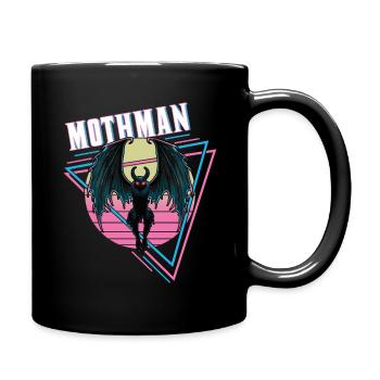 Mothman Rétro Vintage Monstre Cryptide effrayant - Mug uni - noir - Droite
