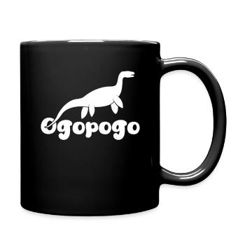 Ogopogo Niedliches Seemonster Kryptid - Tasse einfarbig - Schwarz - Rechts