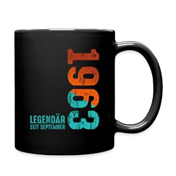Since September 1963 Year 1963 Retro Vintage 1963 - Full Colour Mug - black - Right