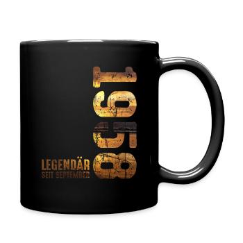 Légendaire depuis septembre 1958 Anniversaire - Mug uni - noir - Droite