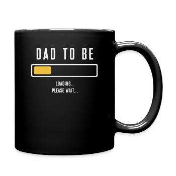 Père, papa, fête des pères, famille papa - Mug uni - noir - Droite