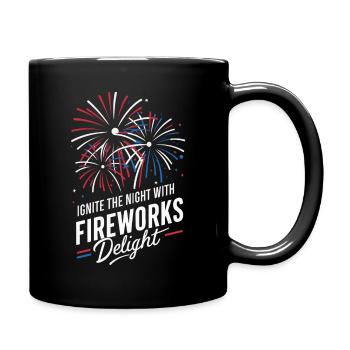 Pyrotechnie Feux d’artifice Pyrotechnie - Mug uni - noir - Droite