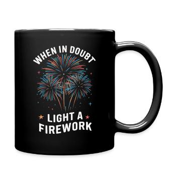Pyrotechnie Feux d’artifice Pyrotechnie - Mug uni - noir - Droite