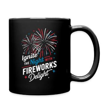 Pyrotechnie Feux d’artifice Pyrotechnie - Mug uni - noir - Droite