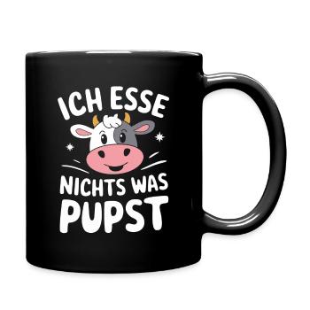 Végétarien Végétalien Végétarien Végétarien - Mug uni - noir - Droite