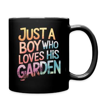 Gardener Garden Plants Gardening - Full Colour Mug - black - Right