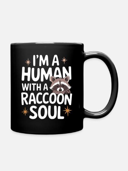 Raton laveur - Mug uni - noir