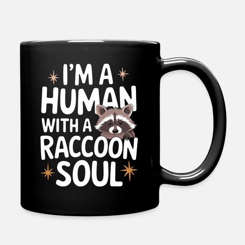 Raton laveur - Mug uni - noir