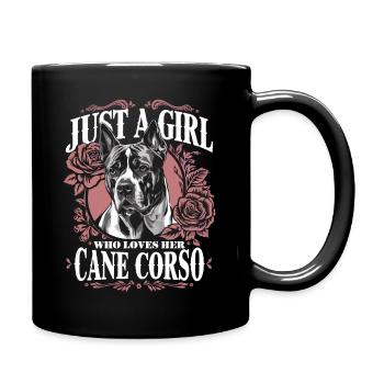 Cane Corso Chien - Mug uni - noir - Droite