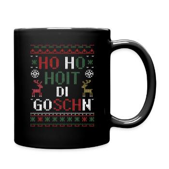 Ho Ho Hoit Di Goschn Noël - Mug uni - noir - Droite