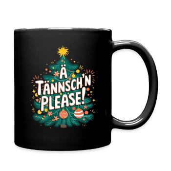 Ä Tännsch’n Please Humour de Noël - Mug uni - noir - Droite