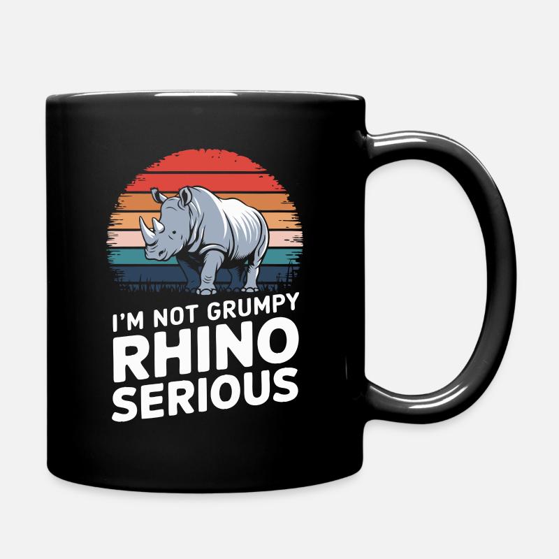 Rhinocéros Rhinocéros - Mug uni - noir