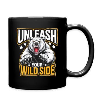 Ours Grizzli Ours brun Ours - Mug uni - noir - Droite
