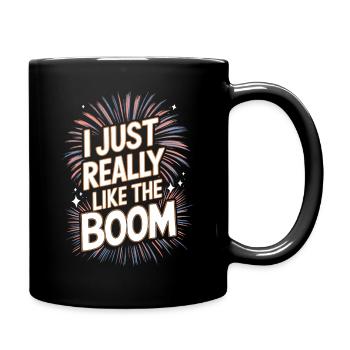 Pyrotechniker Feuerwerk Pyrotechnik - Tasse einfarbig - Schwarz - Rechts