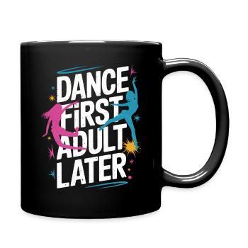 Tanzen Tänzer Tanzen - Tasse einfarbig - Schwarz - Rechts