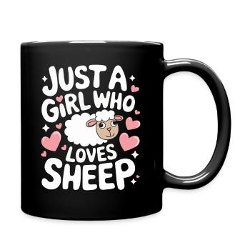 Sheep Sheep Farmer Lamb Farmer - Full Colour Mug - black - Right
