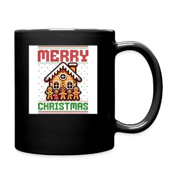 merry christmas ginger bread - Mug uni - noir - Droite