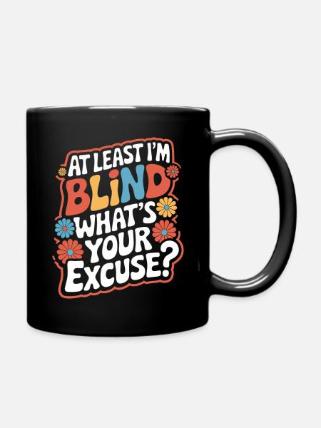 Aveugle Personnes malvoyantes - Mug uni - noir