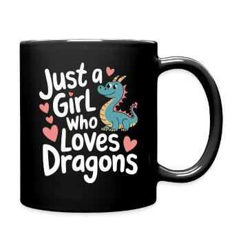 Dragon Mystic Dragon Fantasy - Full Colour Mug - black - Right