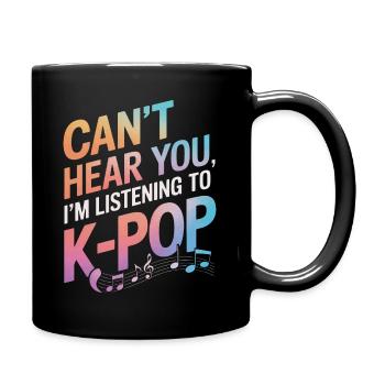 Musique K-Pop Pop Coréenne - Mug uni - noir - Droite