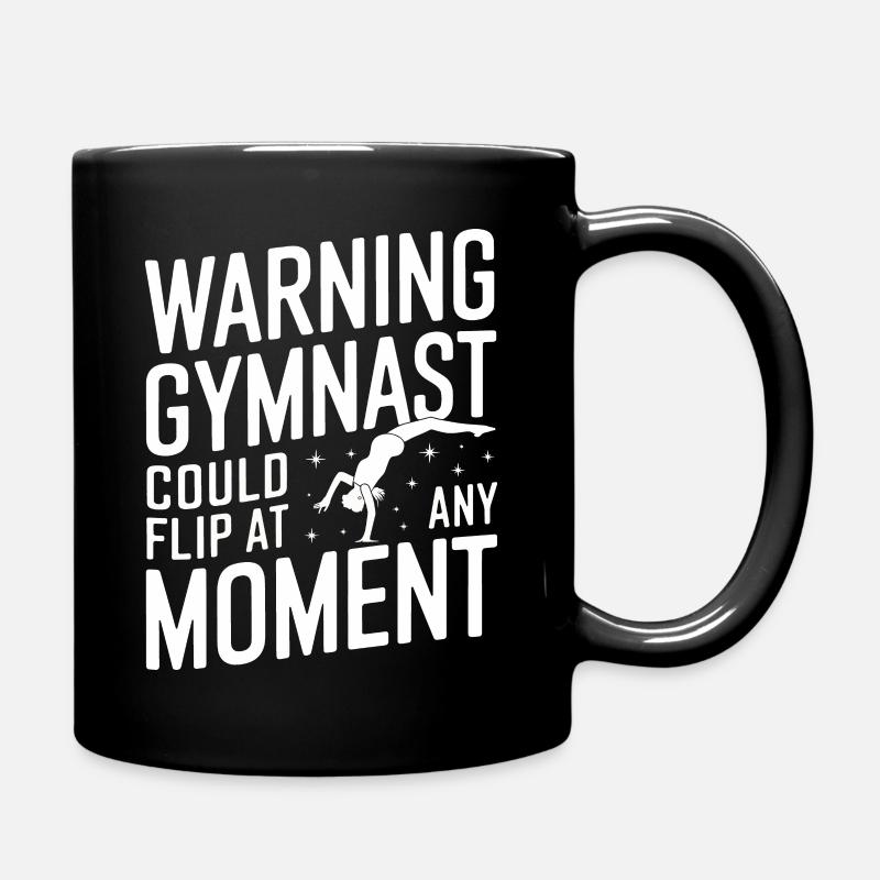 Turnen Turner Gymnastik - Tasse einfarbig - Schwarz