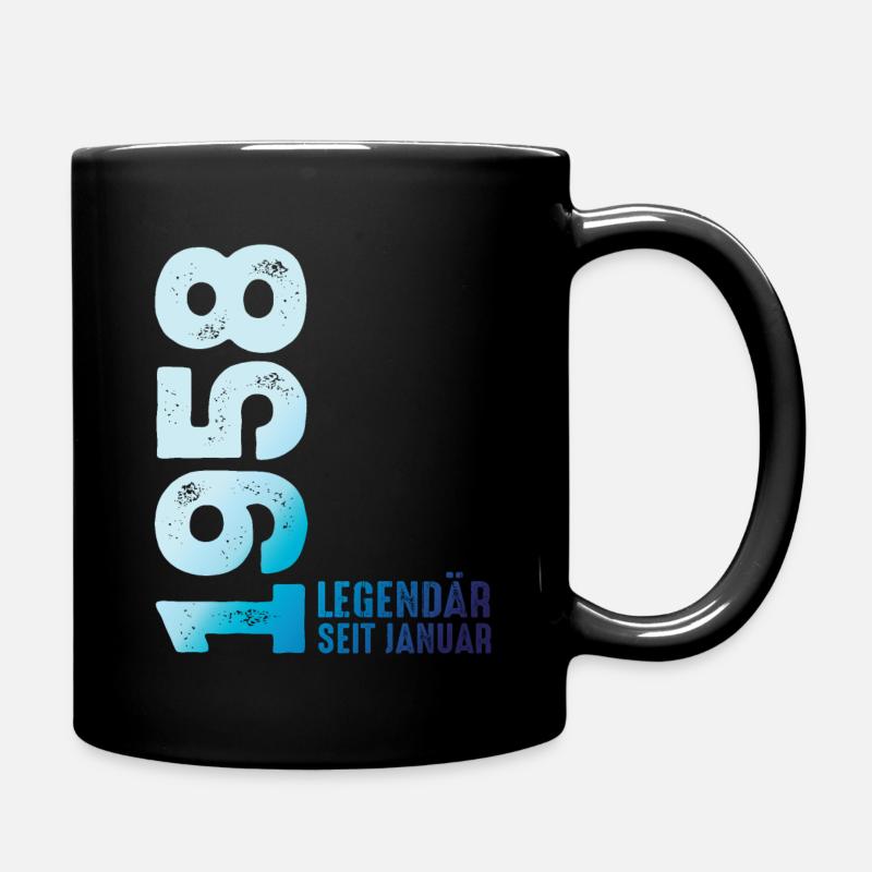 Limited Edition January 1958 Legendär Seit January - Tasse einfarbig - Schwarz