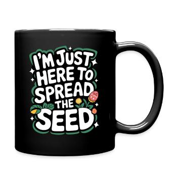 Gardener Garden Plants Gardening - Full Colour Mug - black - Right