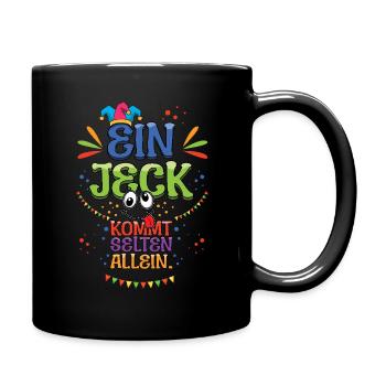 Carnival A Jeck rarely comes alone - Full Colour Mug - black - Right