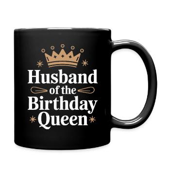 Ehemann Ehegatte Familie Hochzeit - Tasse einfarbig - Schwarz - Rechts