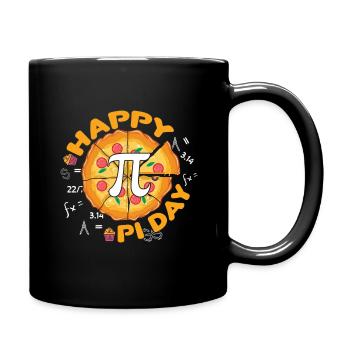 Happy Pi Day Pizza Thème Math Fun - Mug uni - noir - Droite