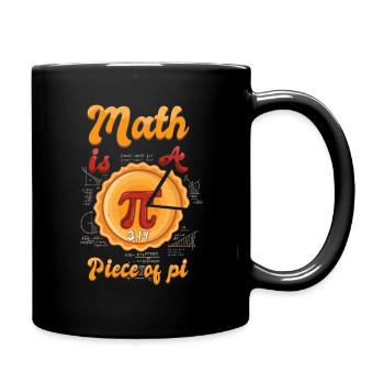 Math est un élément de la conception de balises Pi - Mug uni - noir - Droite