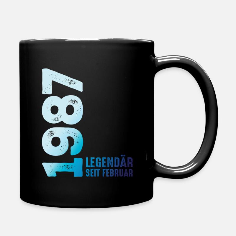 Limited Edition February 1987 Legendär Seit - Tasse einfarbig - Schwarz